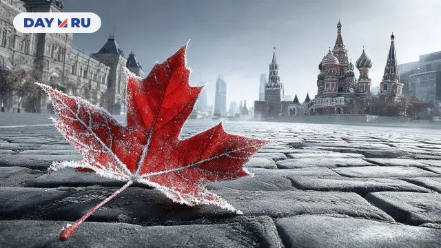 Первый иней в Москве