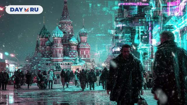 Снег, люди