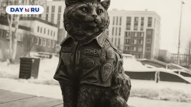 памятник коту