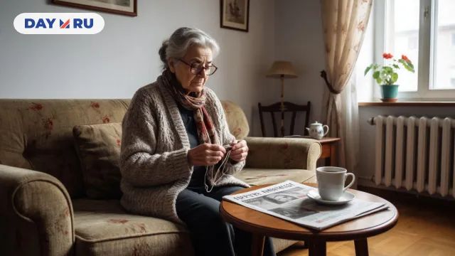 Пожилая женщина, хрущевка, паркет