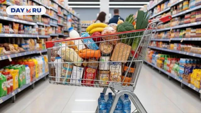 Тележка с продуктами