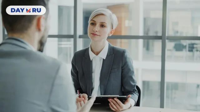 на интервью