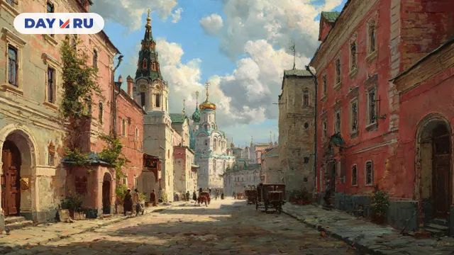 Старинная улица, арт