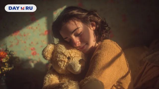 Девушка с игрушкой, арт