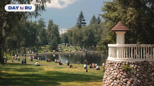 Озеро, парк