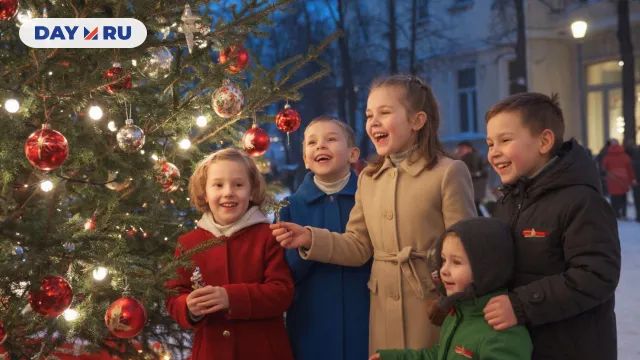 Новый год, дети