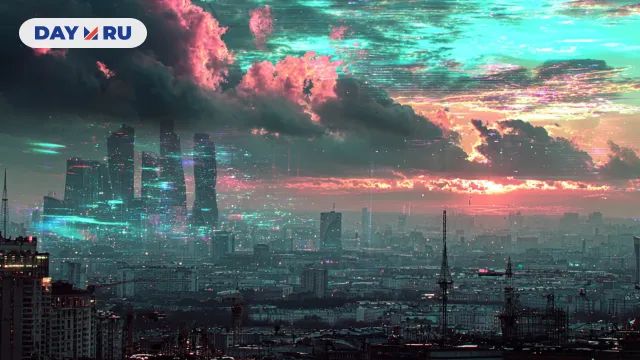 Москва, рассвет