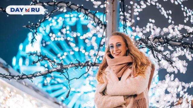 Зима, девушка