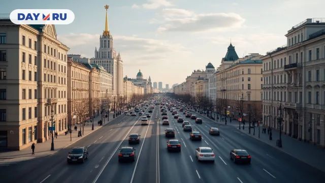 Дорога в Москве