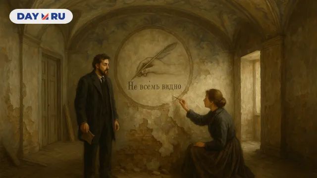 Надпись на стене дома Расторгуева