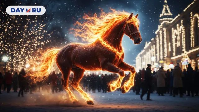 Огненная лошадь, Новый год