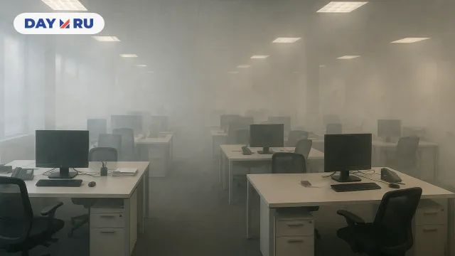 Дым в офисе