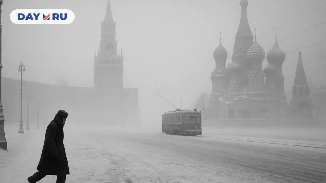 Москва в зиму
