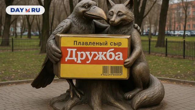 Памятник плавленому сырку «Дружба»