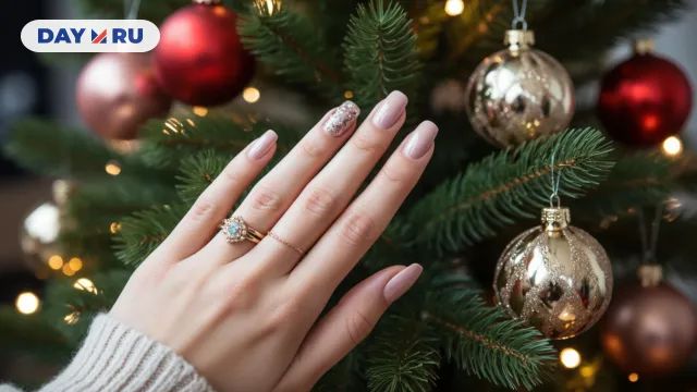 Маникюр, Новый год