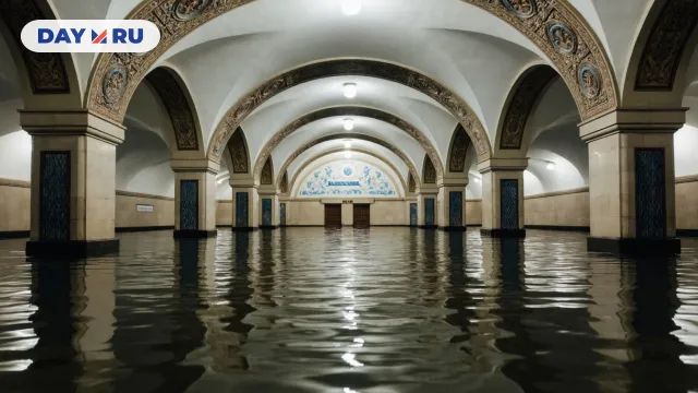 Метро, залитое водой
