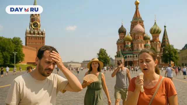 Самый жаркий день в Москве
