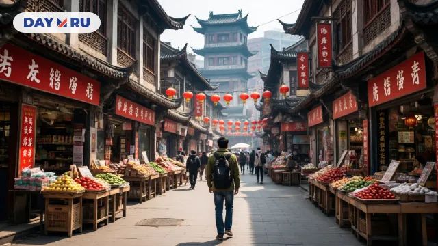 Турист в Китае