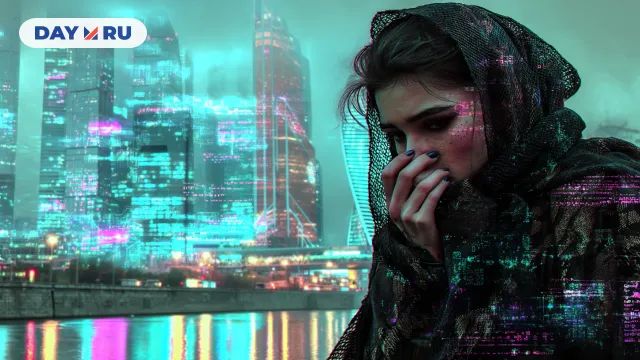 Женщина, смог