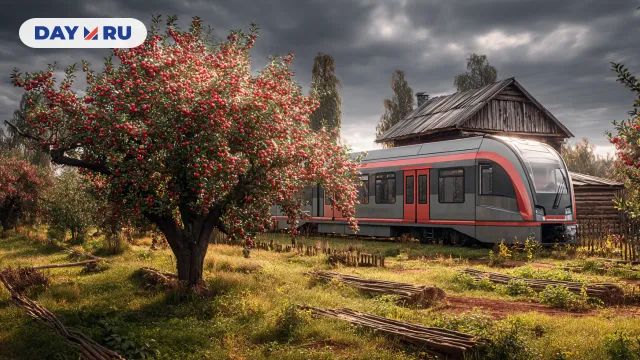 Поезд метро, арт