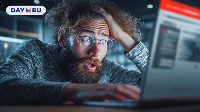 Мужчина ищет работу, арт