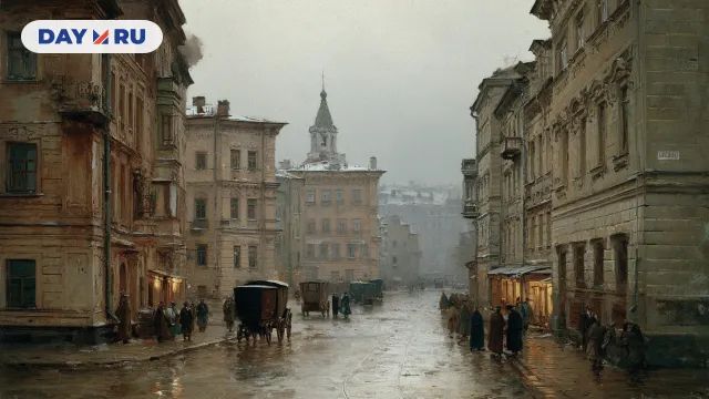 Старинная улица, арт