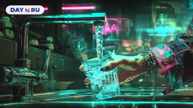 Вода, стакан