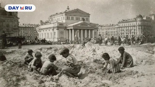Дети в песочнице, арт