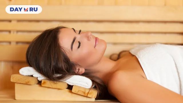 Женщина в бане