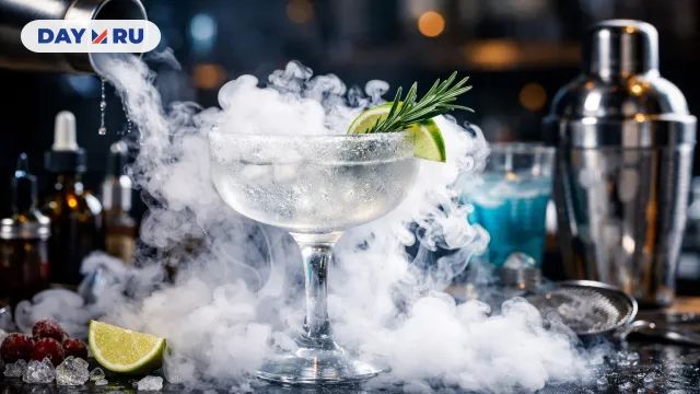 Коктейл с жидким азотом. 