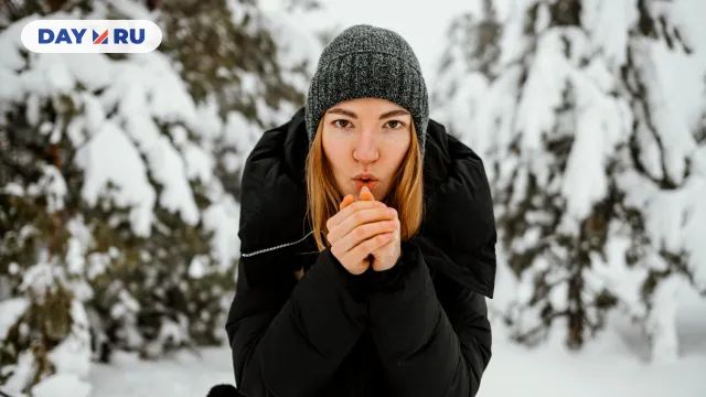 Девушка, мороз