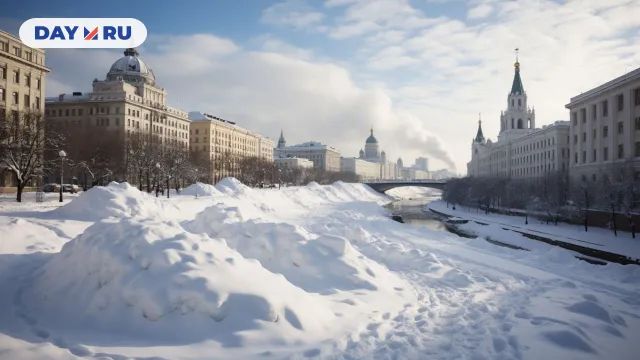 Снег в Москве