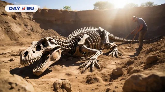 Скелет динозавра