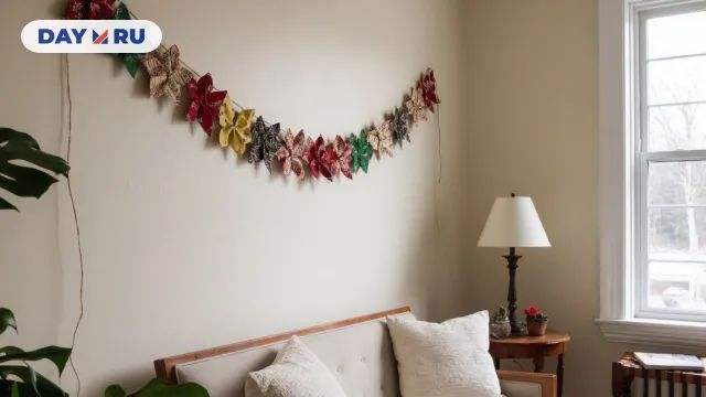 Украсьте дом без хлопот: самодельная гирлянда за 5 шагов