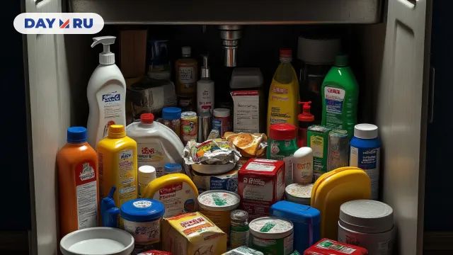 Вредный набор: что не стоит хранить под раковиной?