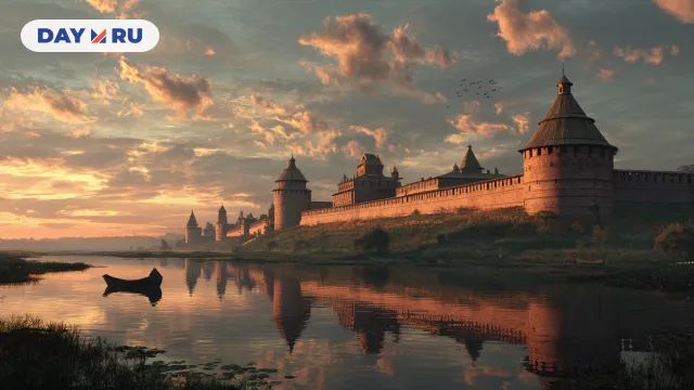 Древний кремль, арт