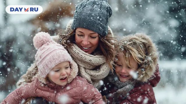 Мать с детьми, арт