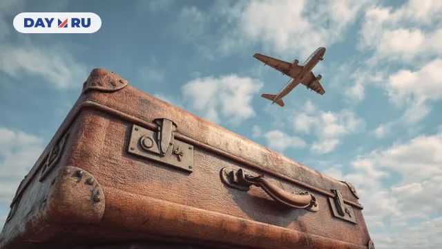 Чемодан, самолет