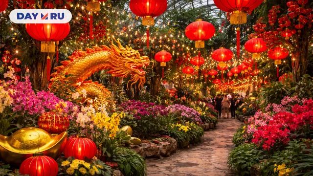 Китайский Новый год в оранжерее