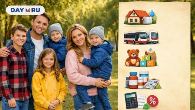 Льготы для многодетной семьи 