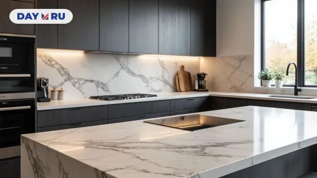 Никаких кислот и абразивов! Ухаживаю за гранитной столешницей так, и она сверкает как новая