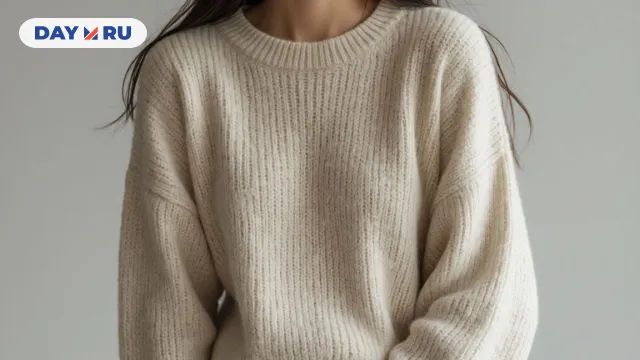 Как пёрышко! Свитер перестанет кусаться, если смягчить его домашними средствами