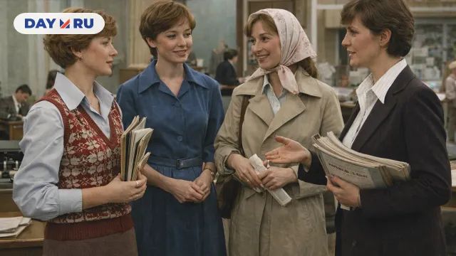 Женщины в советском офисе