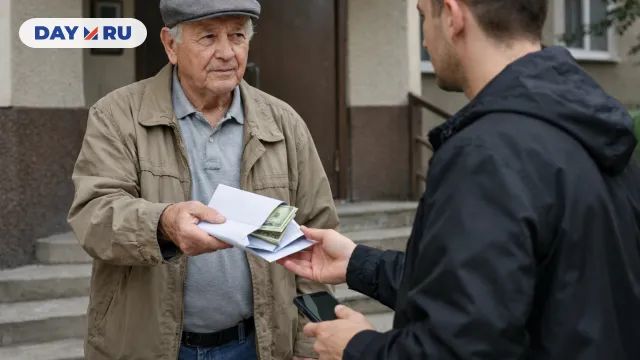 Передача конвертов с деньгами