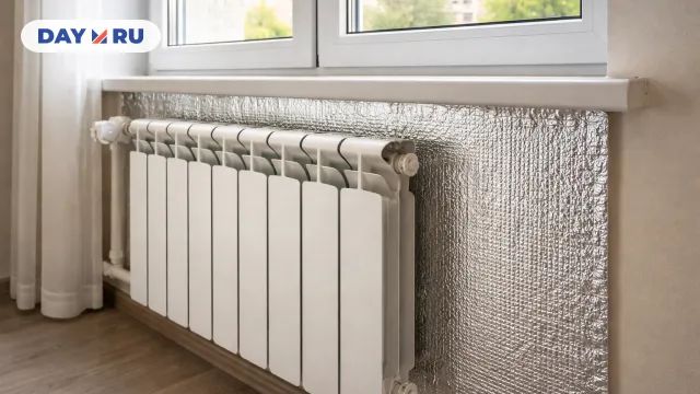 Радиатор под окном в квартире