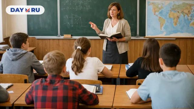 Учебный процесс в классе