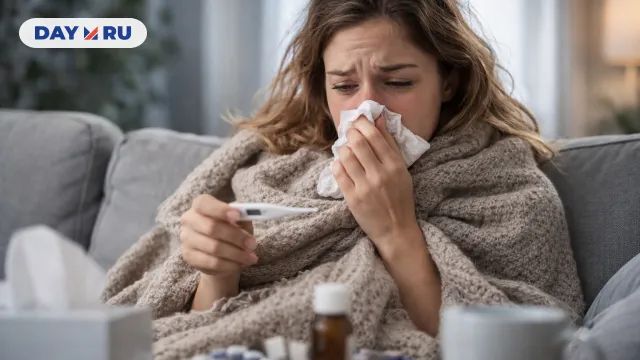 Грипп у девушки