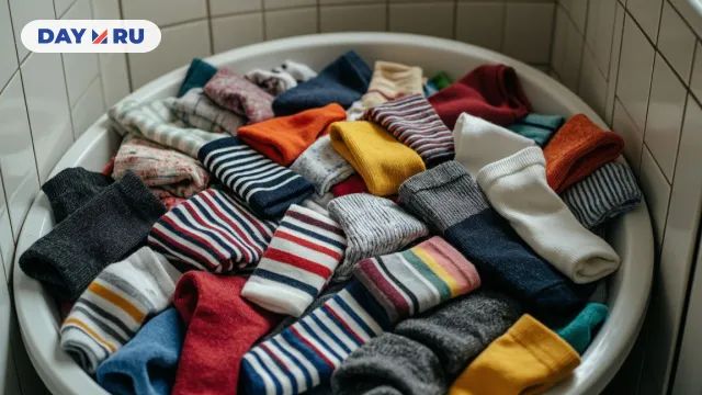 Больше не выкидываю «одиночные» носки! Использую их для уборки и хранения мелочей