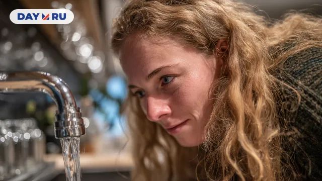 Женщина смотрит на воду, арт