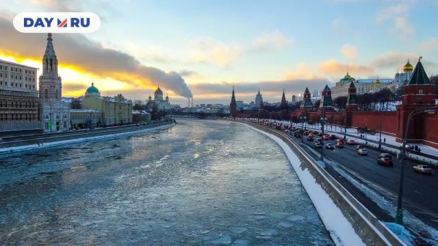 Москва, зима, мороз